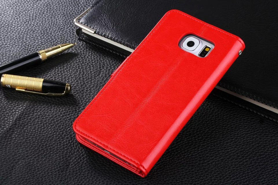 Luxury Leather Samsung S6 Case