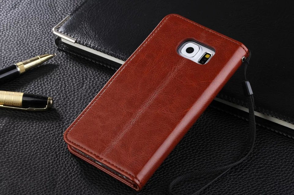 Luxury Leather Samsung S6 Case