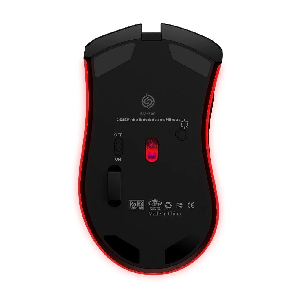 BM600 Elite Wireless RGB Gamer Mouse
