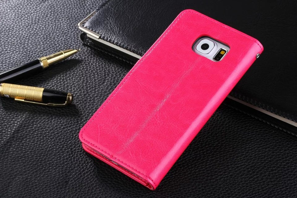 Luxury Leather Samsung S6 Case
