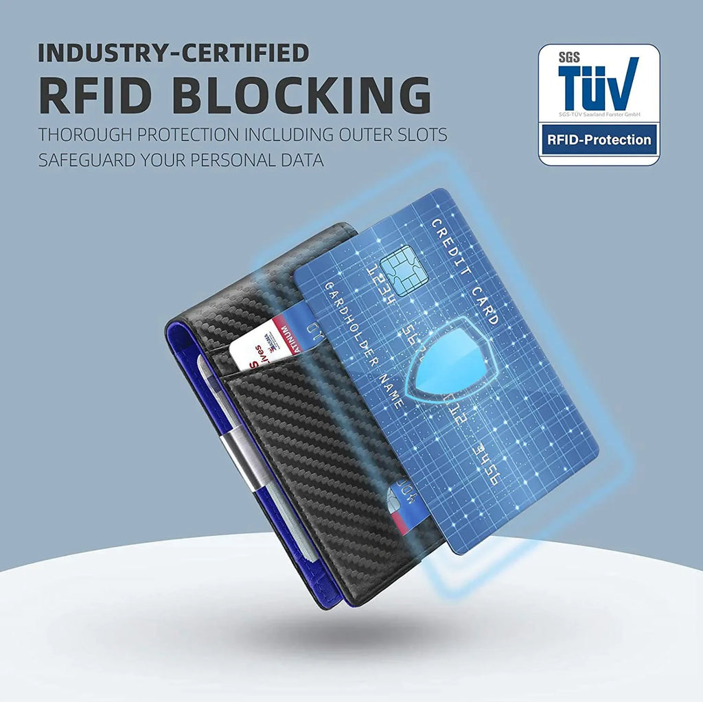 Carbon Slim RFID Wallet